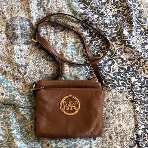 Brown Michael Kors crossbody bag